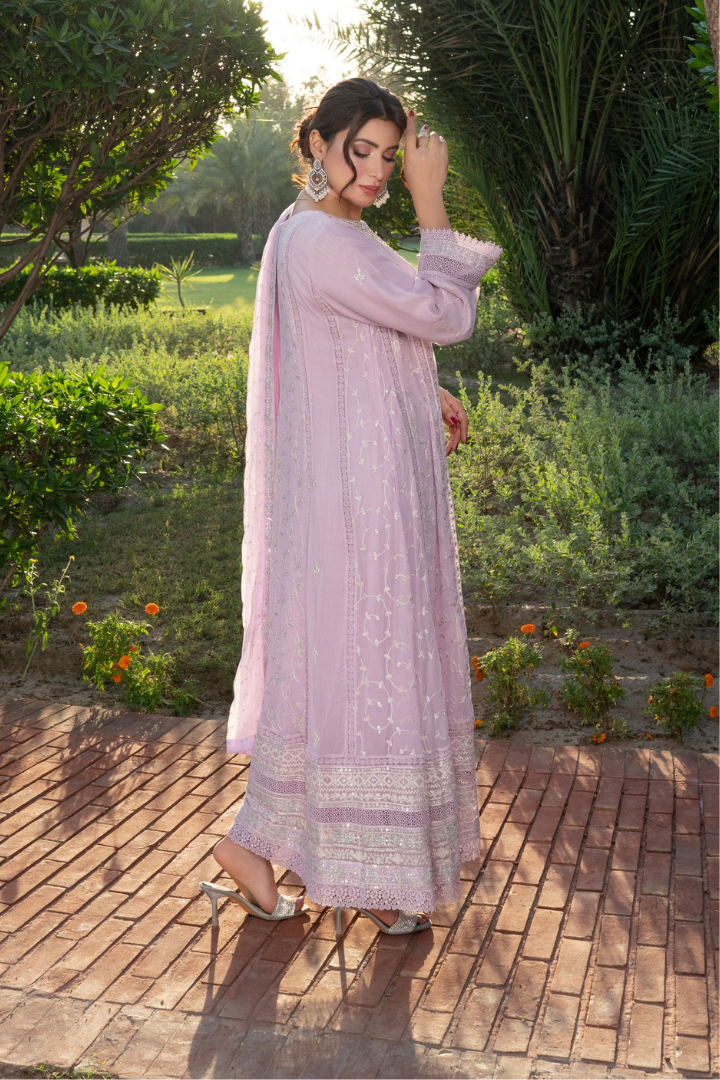 Agha Noor Luxury Gowns Rimjhim Vol-05 Ready to Wear Collection | Purple - Mirha Fashion