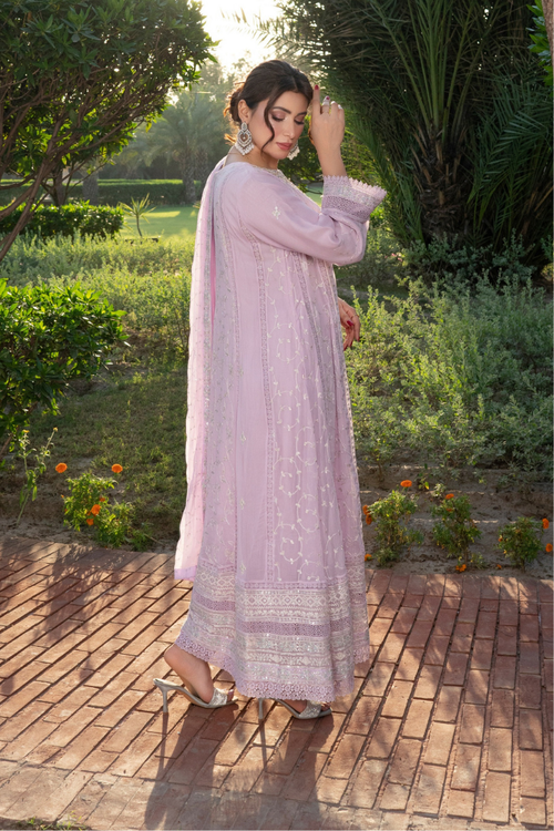 Agha Noor Luxury Gowns Rimjhim Vol-05 Ready to Wear Collection | Purple - Mirha Fashion