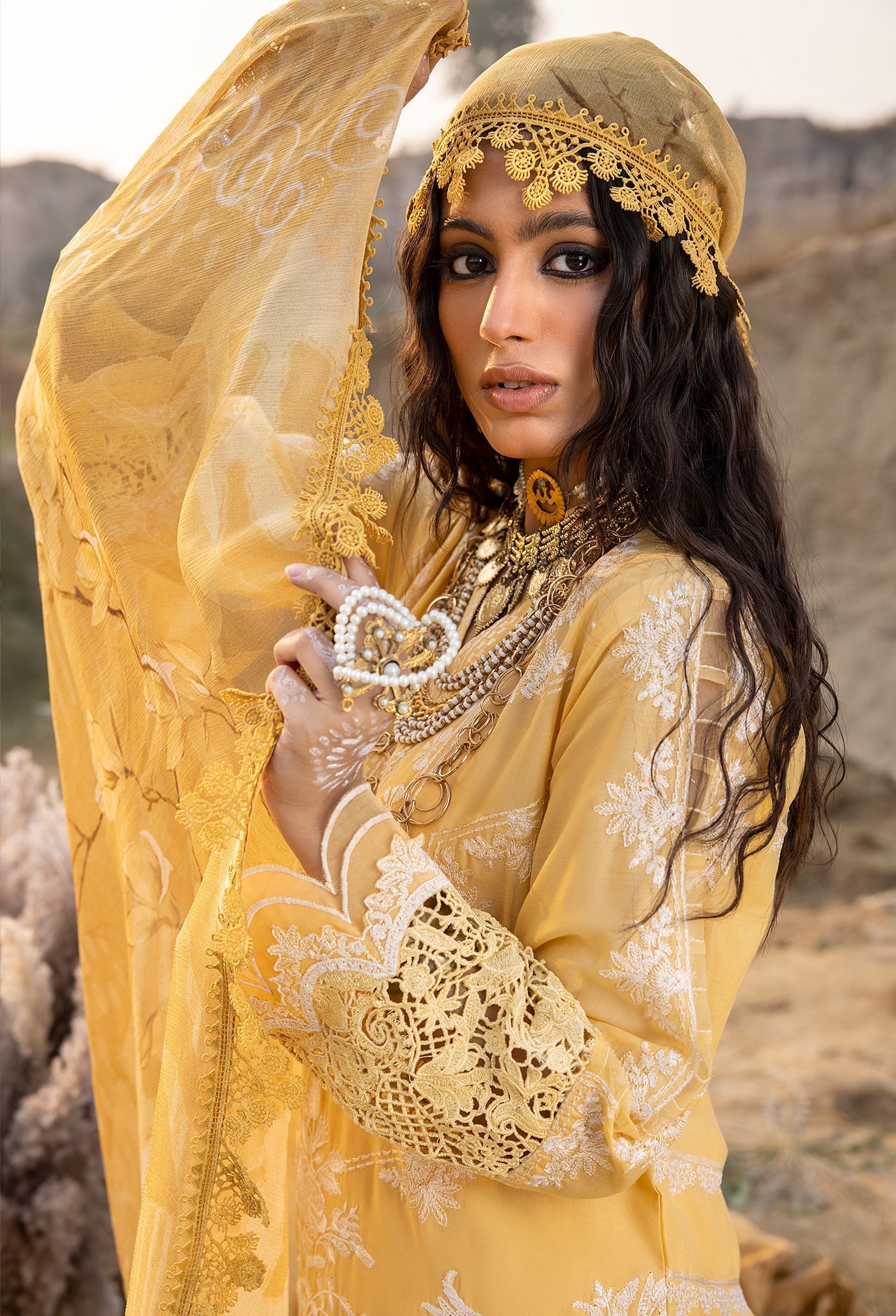 Adan Libaas Lawn By Hafsa Zia ADL101 -5525 - Mirha Fashion