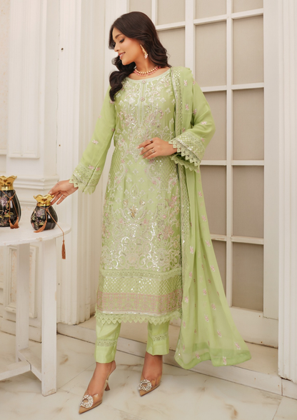 Agha Noor Silk Ready to Wear Collection Nov-2025 | Light Green