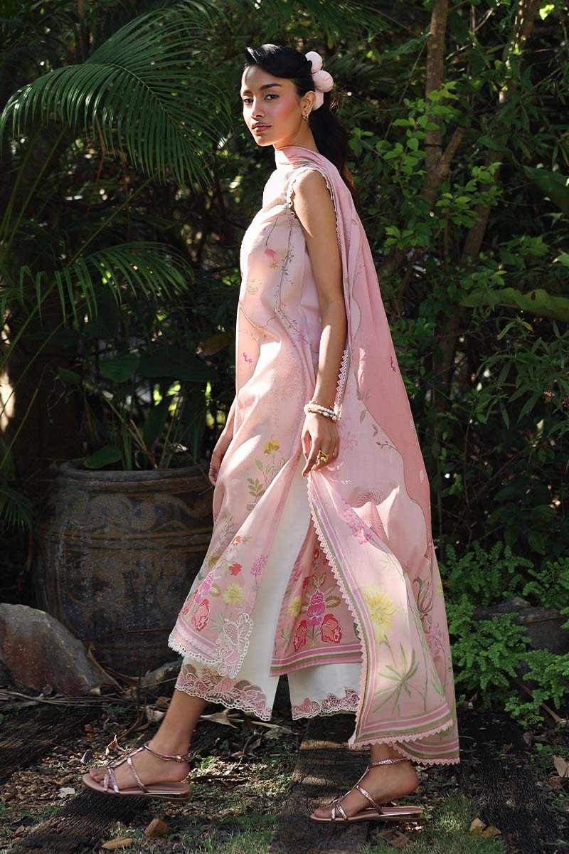 Qalamkar Qprints 3PCS Unstitched Lawn Collection 2026 | AX # 01 (B) IONA