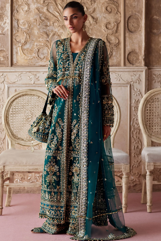 Zaha Gossamer Wedding Festive 2025 3 PCS Unstitched Collection | AYLIN-E-JADE ZC 25-05