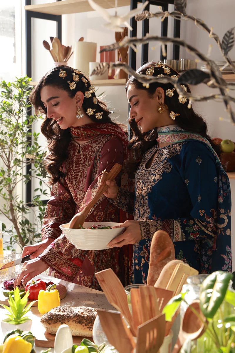 Gulaal Lawn Collection Volume-1 Unstitched Collection 2026 | D10 ONYXA - Mirha Fashion