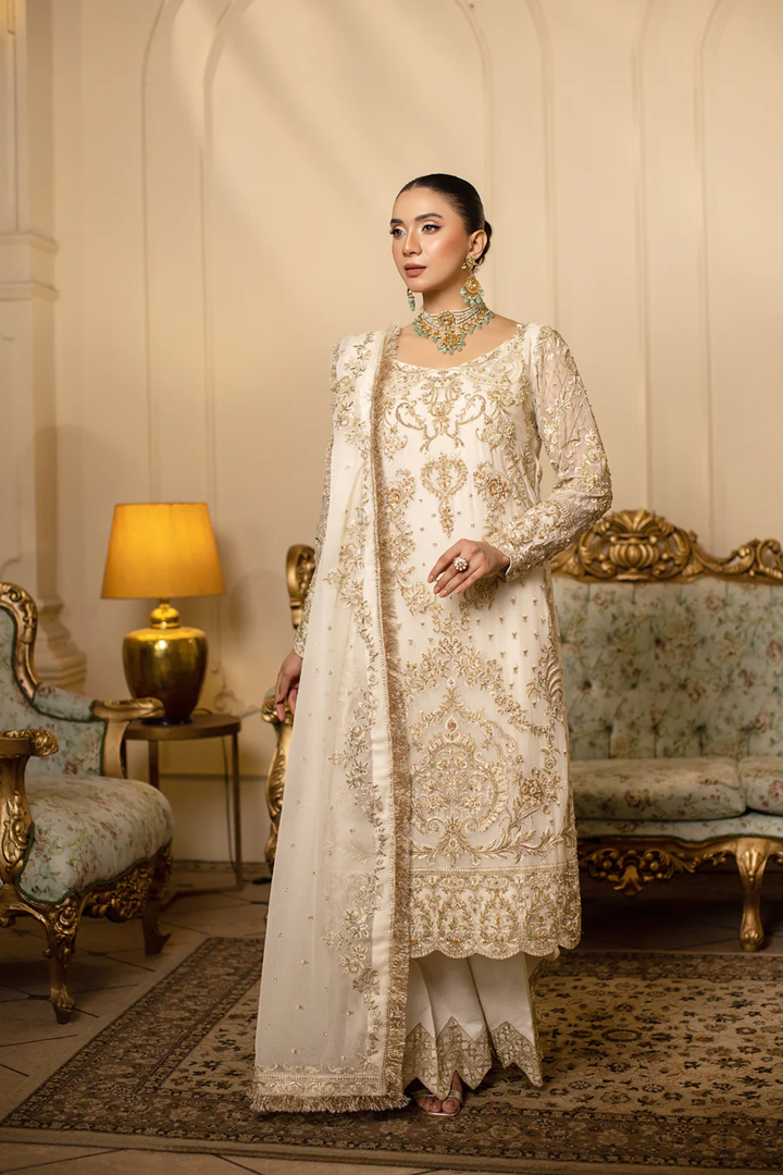 Rajkumari Formal By Sidra Aleem 3 PCS Unstitched 25 | Luminara 08