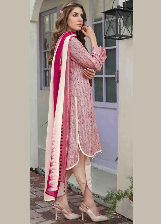 Tehzeeb By Tawakkal Embroidered Lawn Print 2023 | D-8758