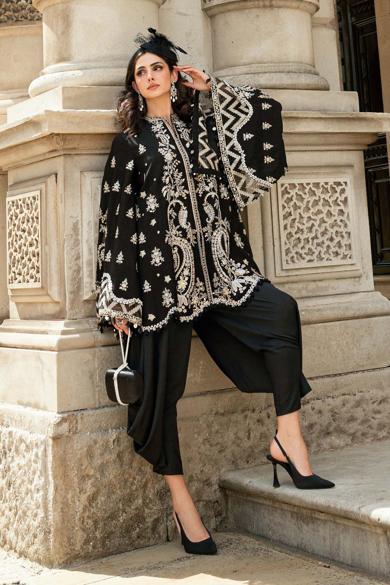 Maria B Soiree 3PCS Unstitched Formals V-01 2025 | D3