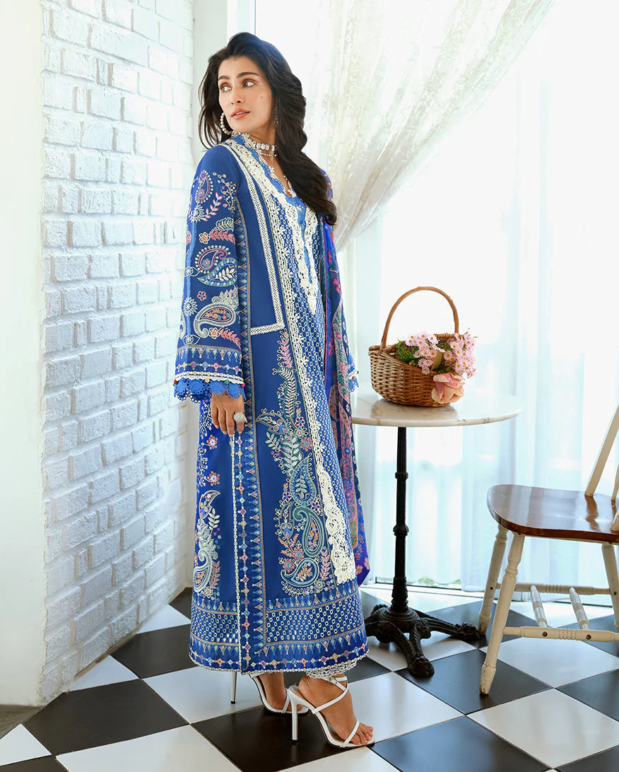 Mushq Amoi Luxury Lawn 3PCS Unstitched Collection 2026 | MUNSS260105 Moonlit Dreams