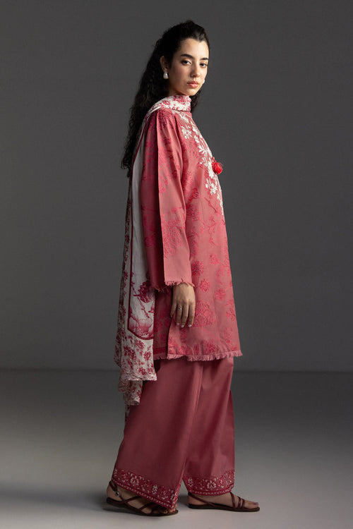Coco By Zara Shahjahan Emb Lawn V1 Unstitched Collection 2026 | AVIONA 3-B - Mirha Fashion