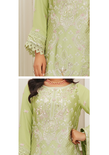 Agha Noor Silk Ready to Wear Collection Nov-2025 | Light Green