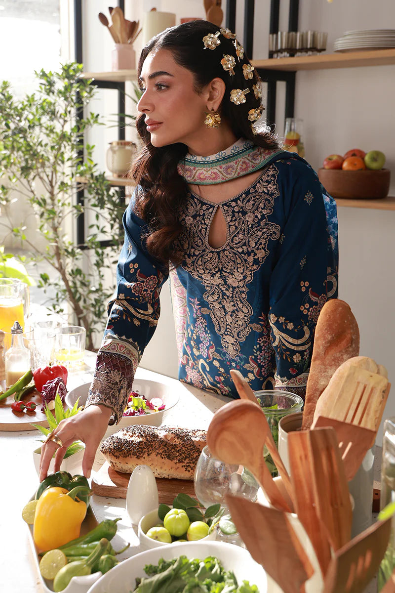 Gulaal Lawn Collection Volume-1 Unstitched Collection 2026 | D10 ONYXA - Mirha Fashion