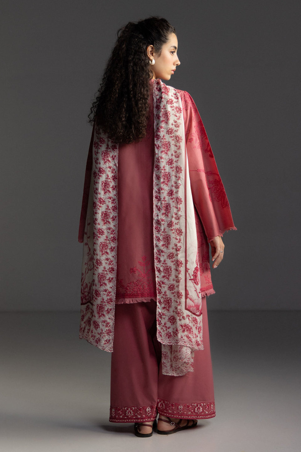 Coco By Zara Shahjahan Emb Lawn V1 Unstitched Collection 2026 | AVIONA 3-B - Mirha Fashion