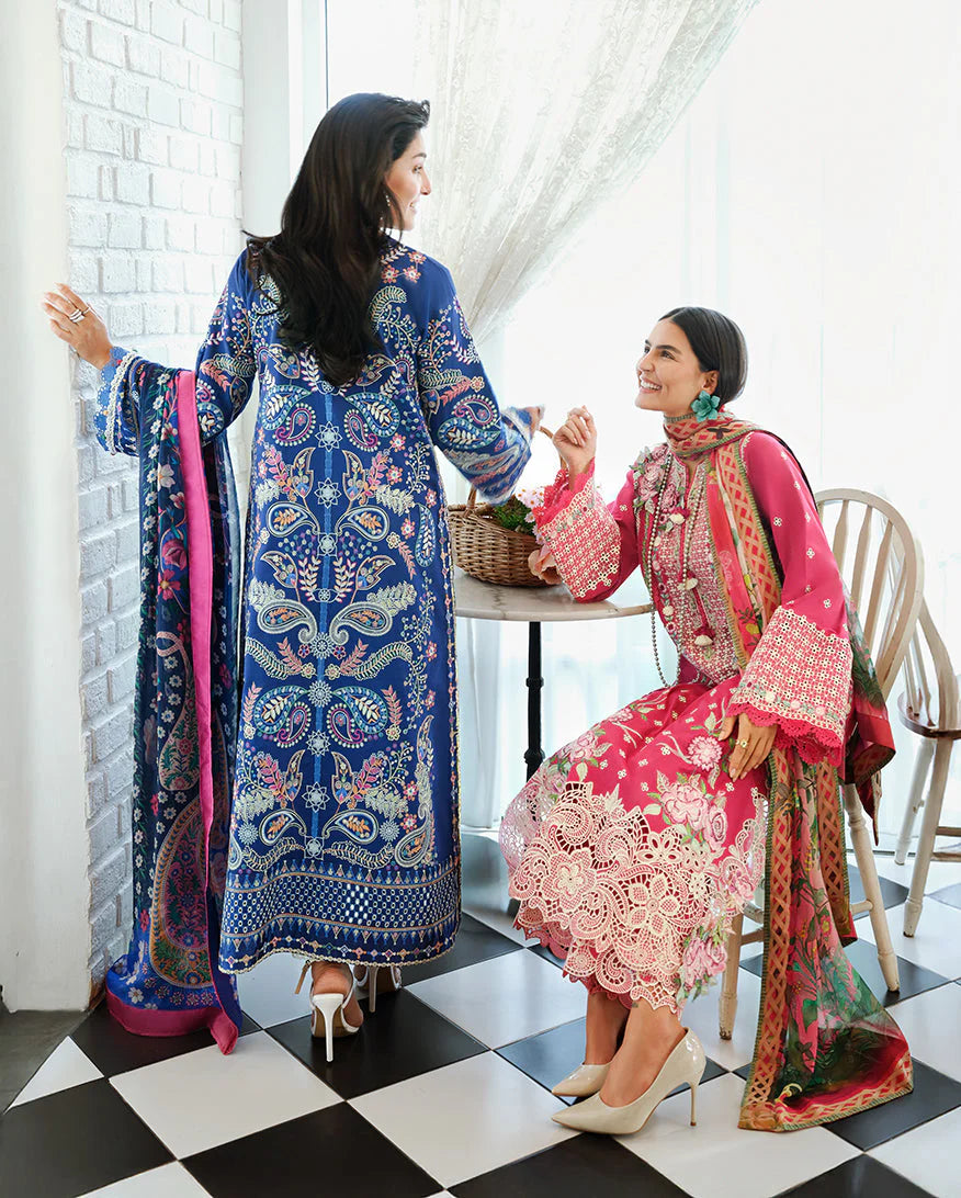 Mushq Amoi Luxury Lawn 3PCS Unstitched Collection 2026 | MUNSS260105 Moonlit Dreams