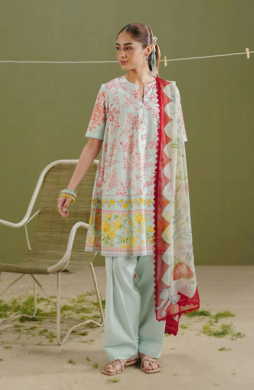 Coco By Zara Shahjahan Prints Drop-one Unstitched Collection 2026 | 4-B ELVO - Mirha Fashion