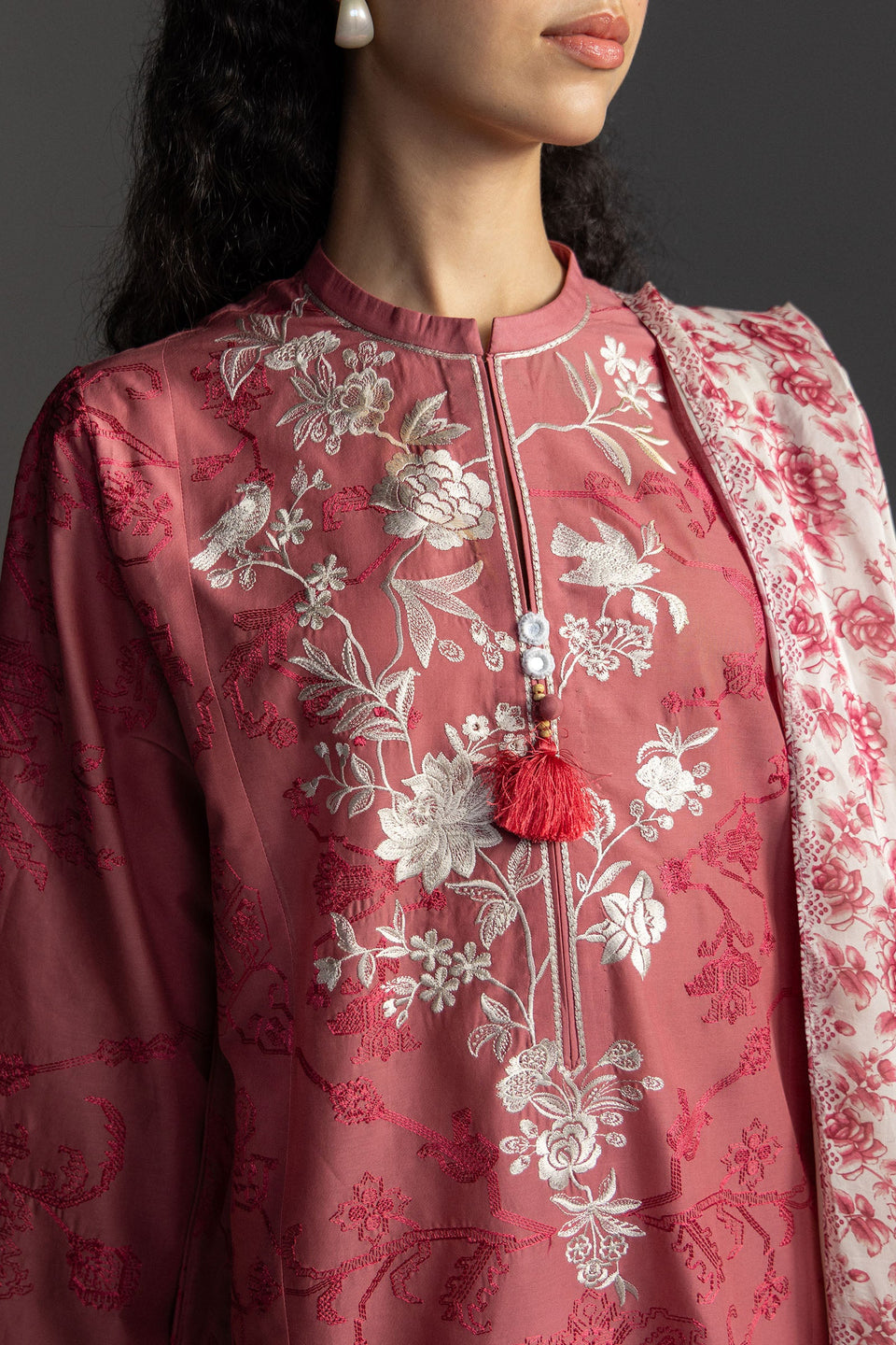 Coco By Zara Shahjahan Emb Lawn V1 Unstitched Collection 2026 | AVIONA 3-B - Mirha Fashion