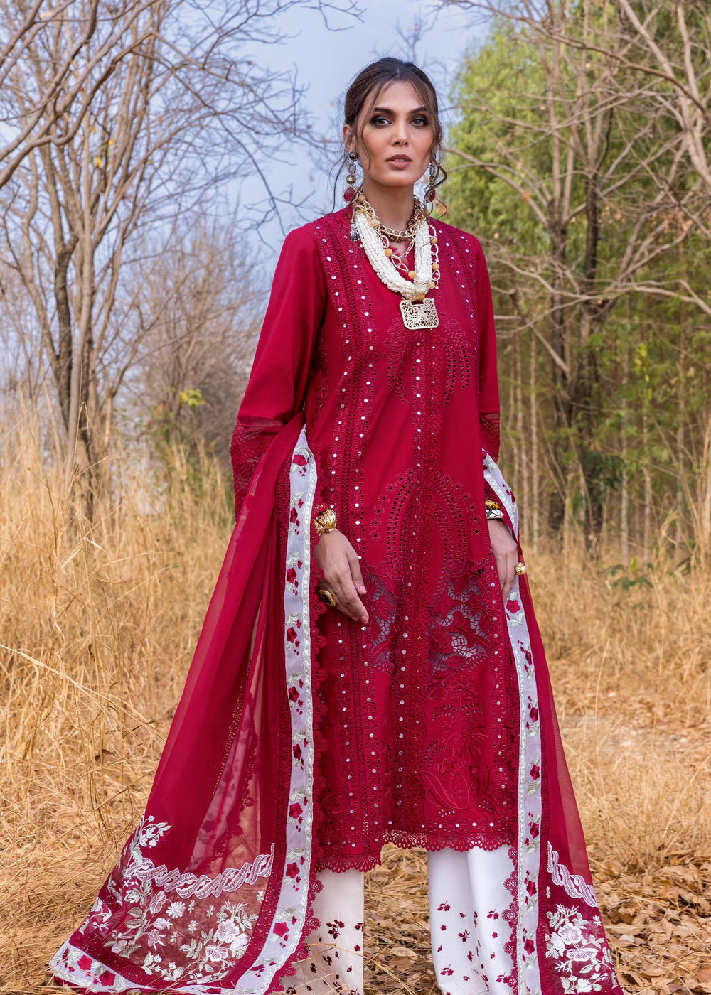 Saira Shakira Luxury Lawn 2025 | Shams A