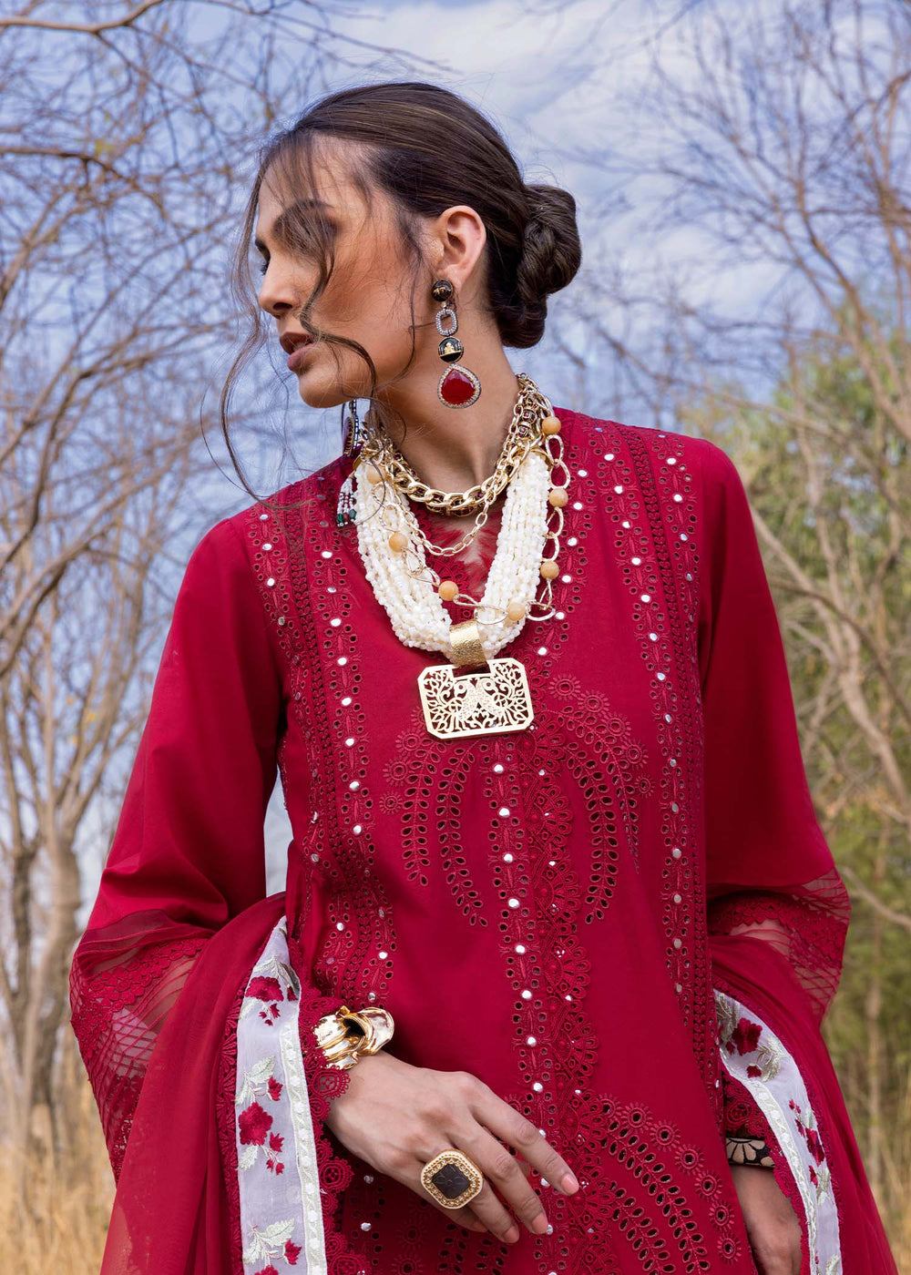 Saira Shakira Luxury Lawn 2025 | Shams A