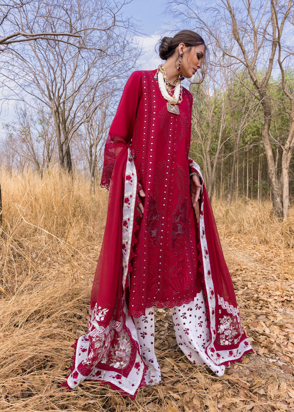 Saira Shakira Luxury Lawn 2025 | Shams A