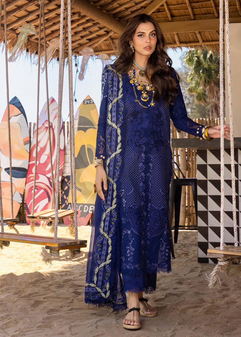 Saira Shakira Luxury Lawn 2025 | Leyla B