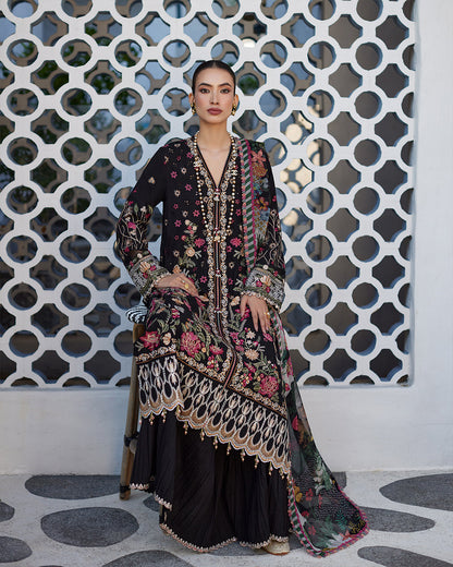 Faiza Saqlain Liliana Luxury Lawn 2024 | Merle