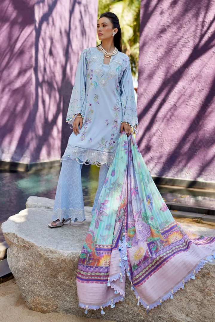 Farah Talib Aziz Luxury Lawn Collection 2024 | FTA 06