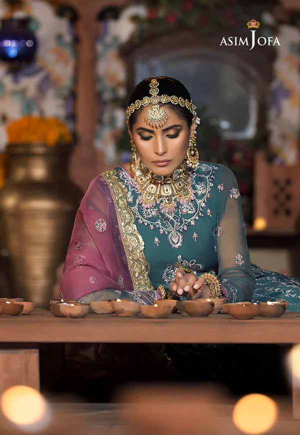 Asim Jofa Rasum Embroidered Wedding Collection 2022 | AJR-18 - Mirha Fashion