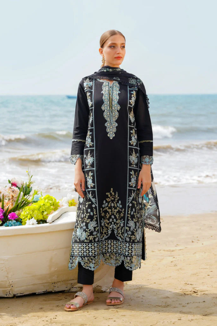 Aabyaan Saagar Luxury Festive Lawn Collection 2024 | Ayzel