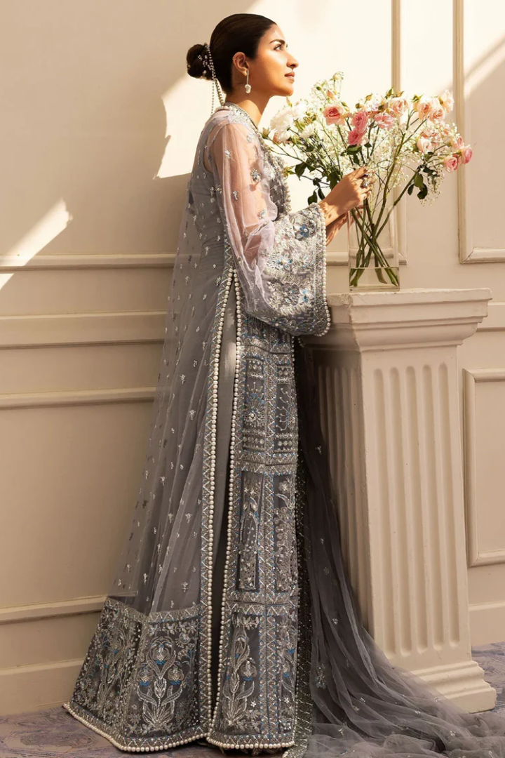 Sadaf Fawad Khan Siraa Festive 3 PCS Unstitched | OVERCAST WHISPER