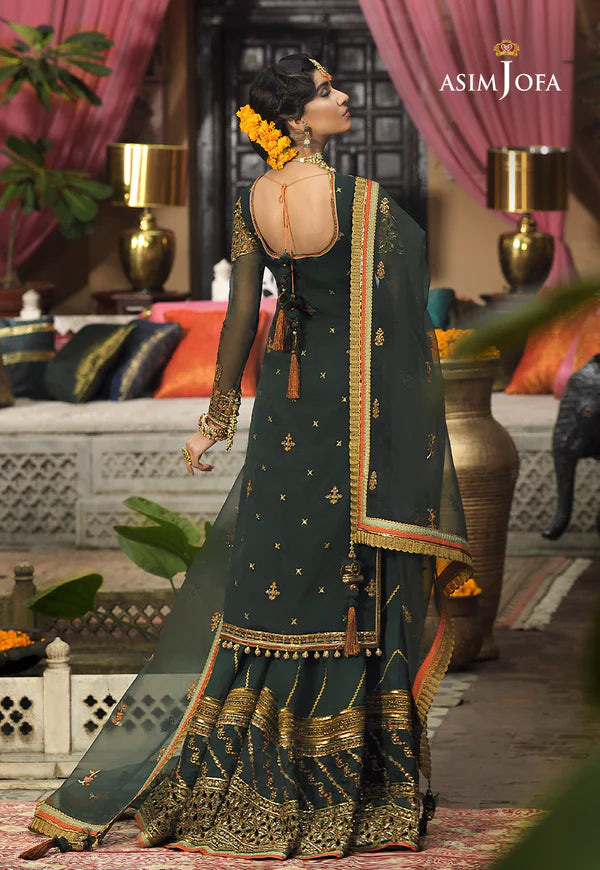 Asim Jofa Rasum Embroidered Wedding Collection 2022 | AJR-10 - Mirha Fashion