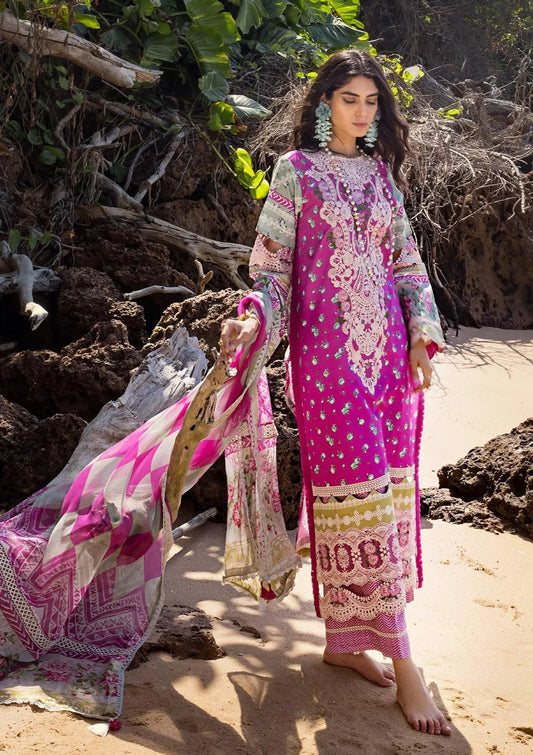 Elaf Signature Embroidered Lawn Collection  2024 | ESL 04B