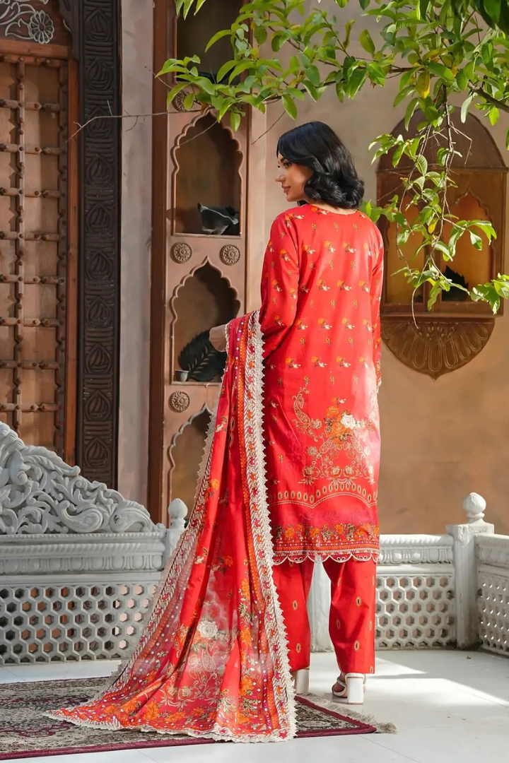 Shaanse Monsoon Luxury pret Cotton Ready to Wear Collection 2026 | Orange