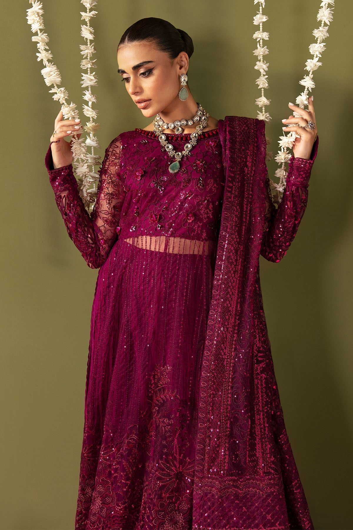 Nureh Jhoomro Luxury Formals – NL-56 - ANARI - Mirha Fashion