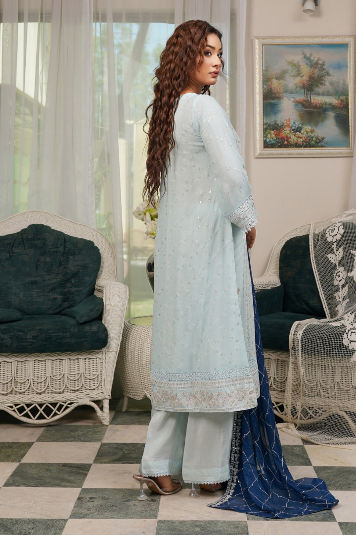 Agha Noor Qurbat Chiffon Handwork Ready to Wear Collection 2026