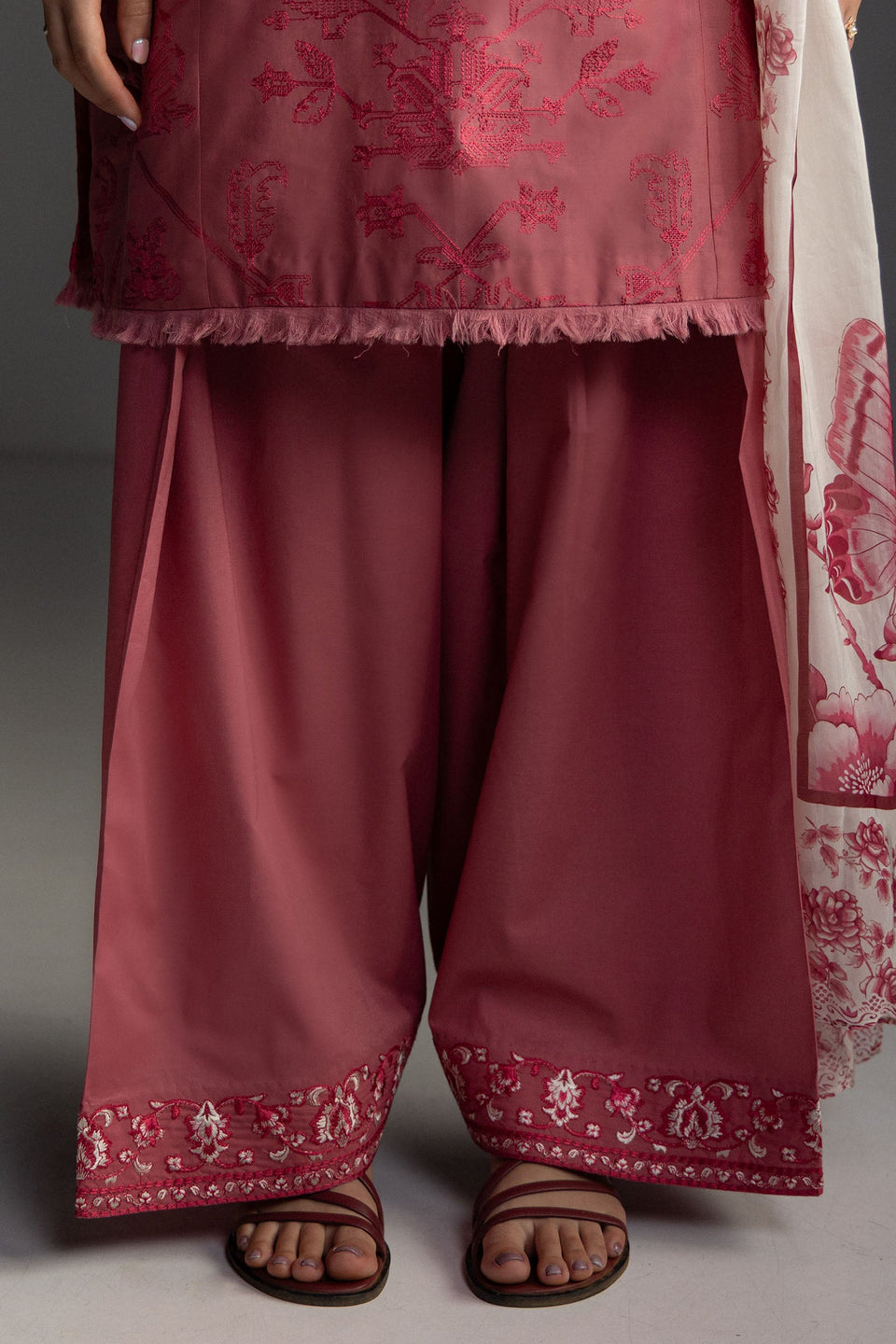 Coco By Zara Shahjahan Emb Lawn V1 Unstitched Collection 2026 | AVIONA 3-B - Mirha Fashion