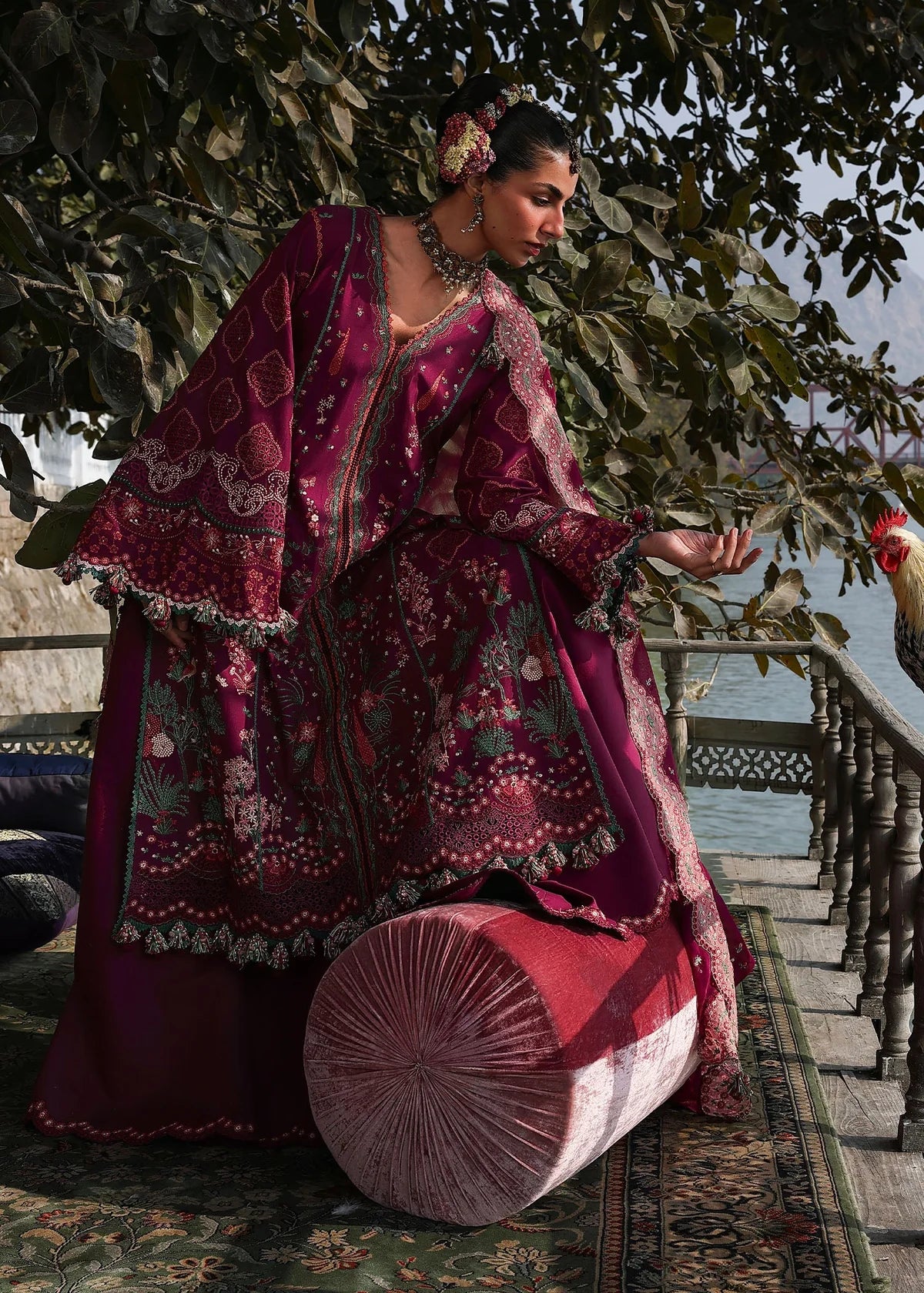 Hussain Rehar Kalabagh Luxury Lawn Unstitched Collection 2026 | D#83 ANJAS - Mirha Fashion