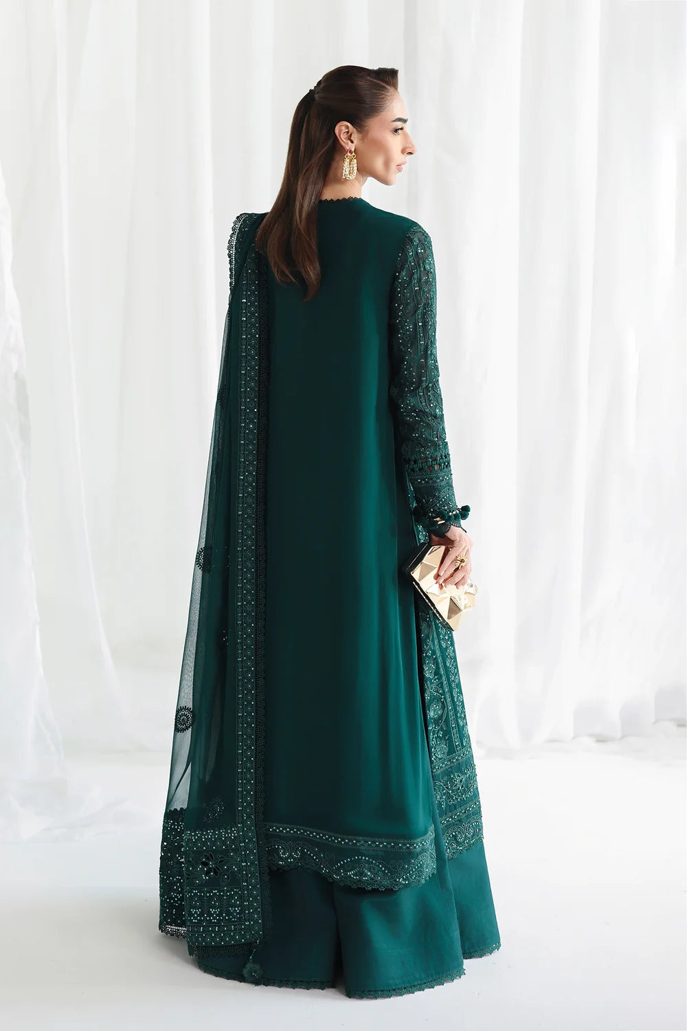 Qalamkar Luxury Chiffon Unstitched Collection | QCC-05 JANAAN