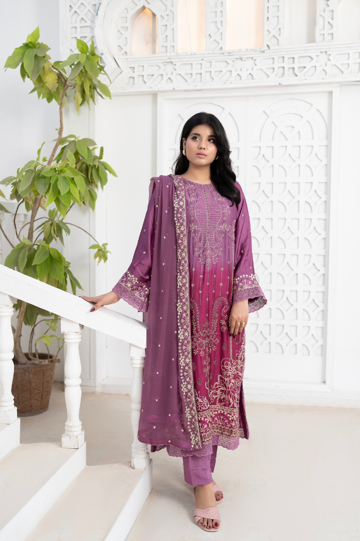Shaanse Luxury Ombre Silk Vol-6 Ready to Wear Collection 2026 | Purpal