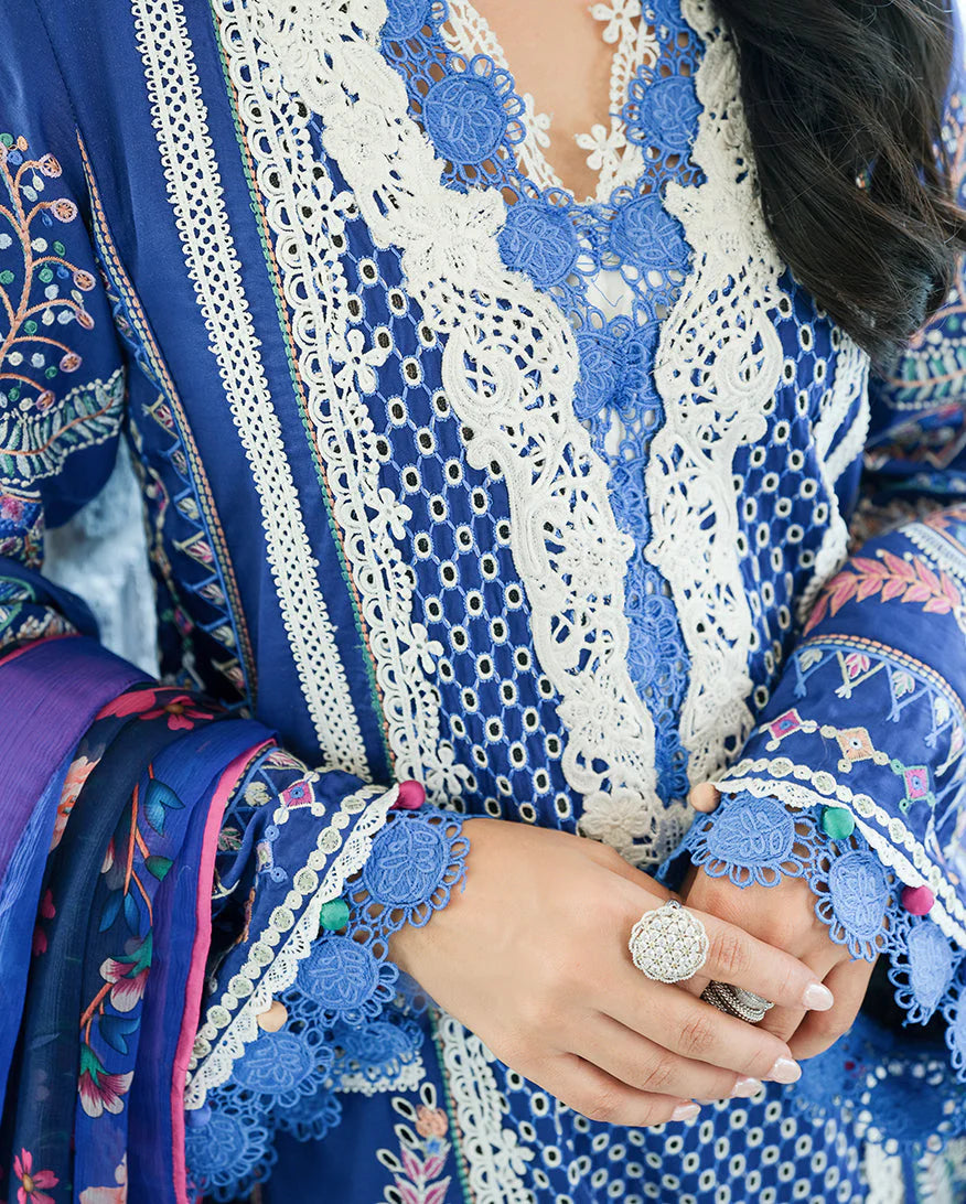 Mushq Amoi Luxury Lawn 3PCS Unstitched Collection 2026 | MUNSS260105 Moonlit Dreams