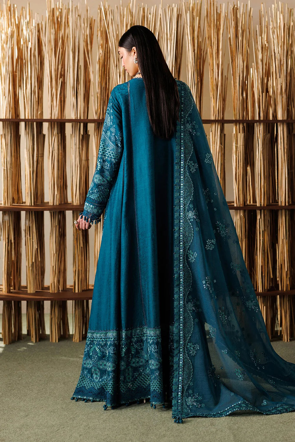 Baroque Eid Luxury Lawn Unstitched Collection 2026 | EL26-D04 - Mirha Fashion