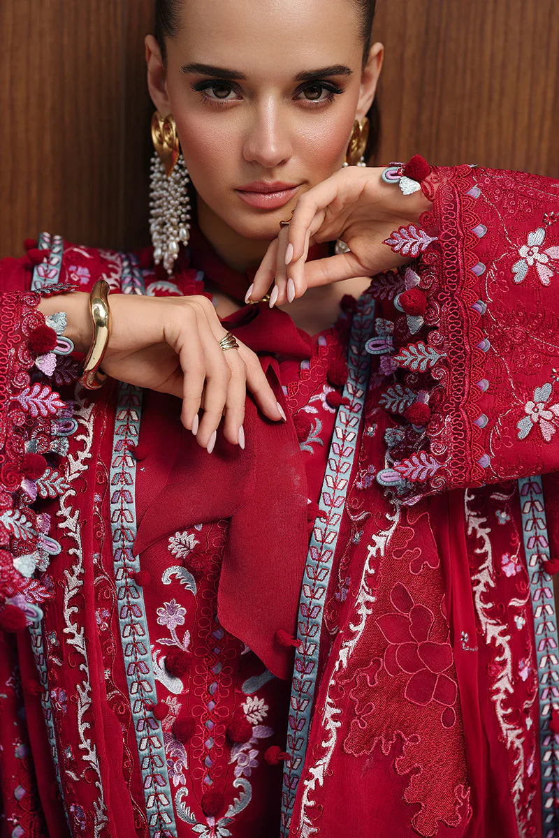 Qalamkar Chikankari Eid Edit Unstitched Collection 2026 | RUBY - Mirha Fashion
