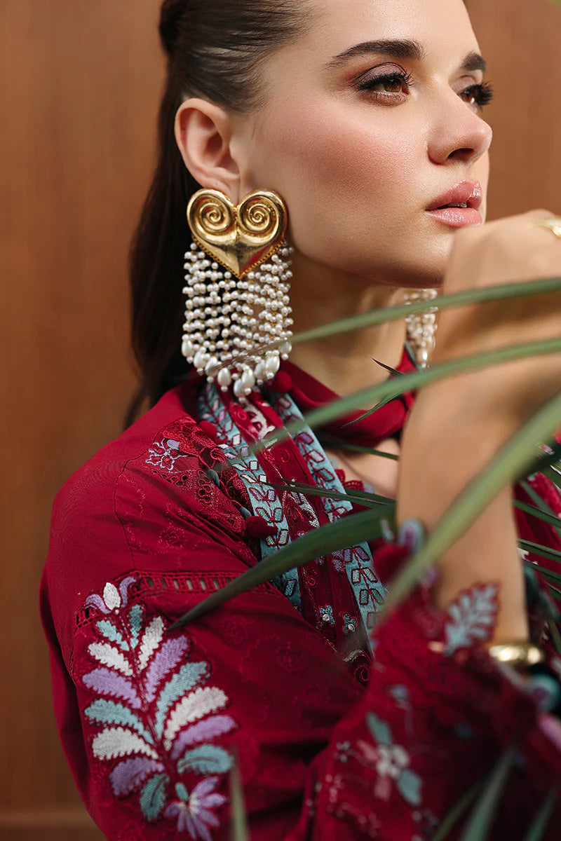 Qalamkar Chikankari Eid Edit Unstitched Collection 2026 | RUBY - Mirha Fashion