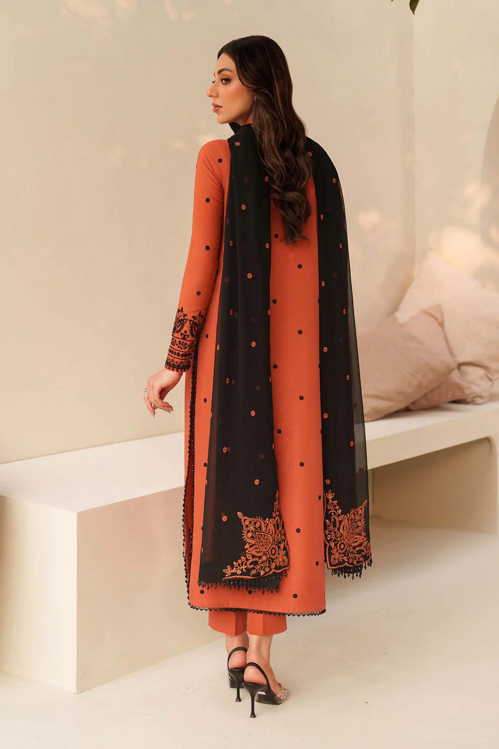 Zarif Exclusive Tabeer the Silk Edit Unstitched Collection 2026 | 05 SANGRIA - Mirha Fashion