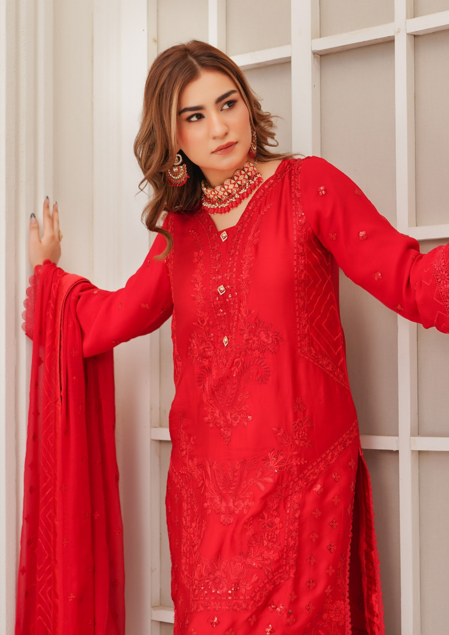 Agha Noor Silk Ready to Wear Collection Nov-2025 | Red
