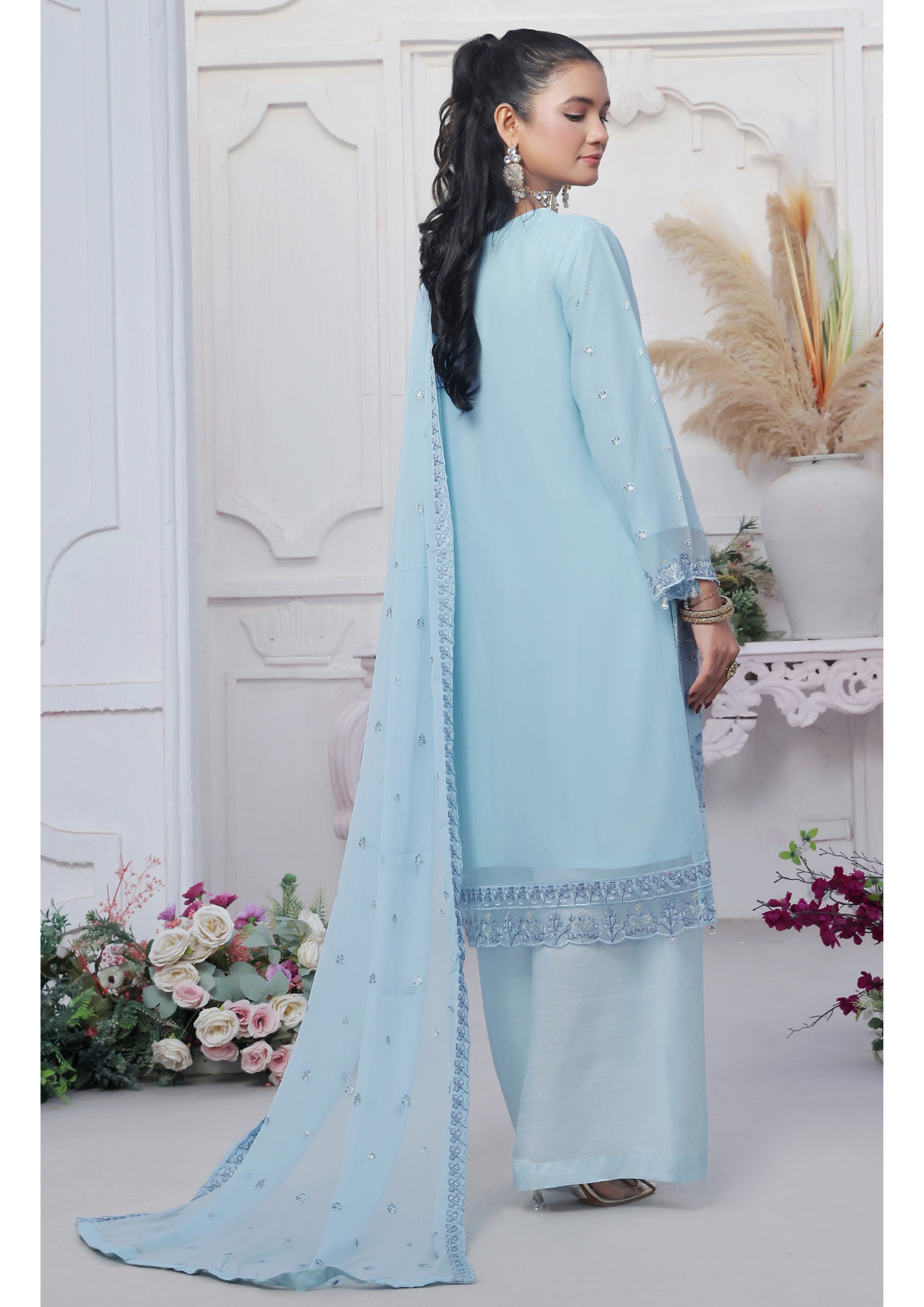 Soghat Creation chiffon  | Florum Design 02