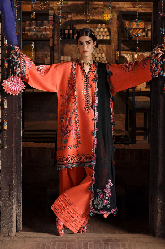 Zaha Festive Unstitched | Rangrez ZF-25-06