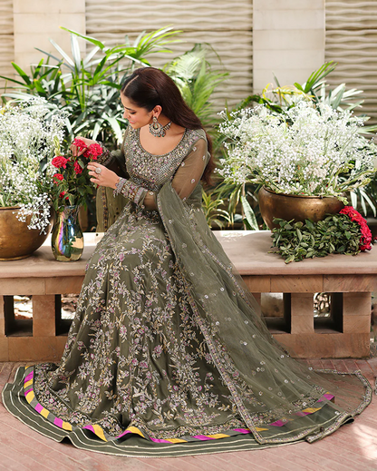 Roheenaz Aangan Chiffon Unstitched Collection 25 RUNCH250104 | Mehwar