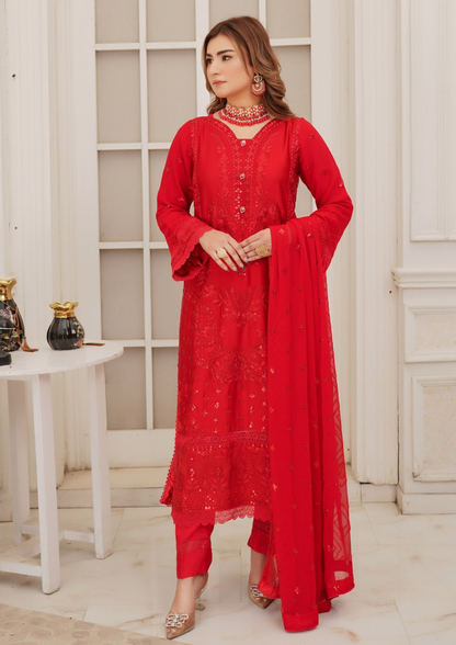 Agha Noor Silk Ready to Wear Collection Nov-2025 | Red