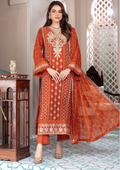 Agha Noor Shehnai Chiffon Ready to Wear Handwork Collection 25 | Orange
