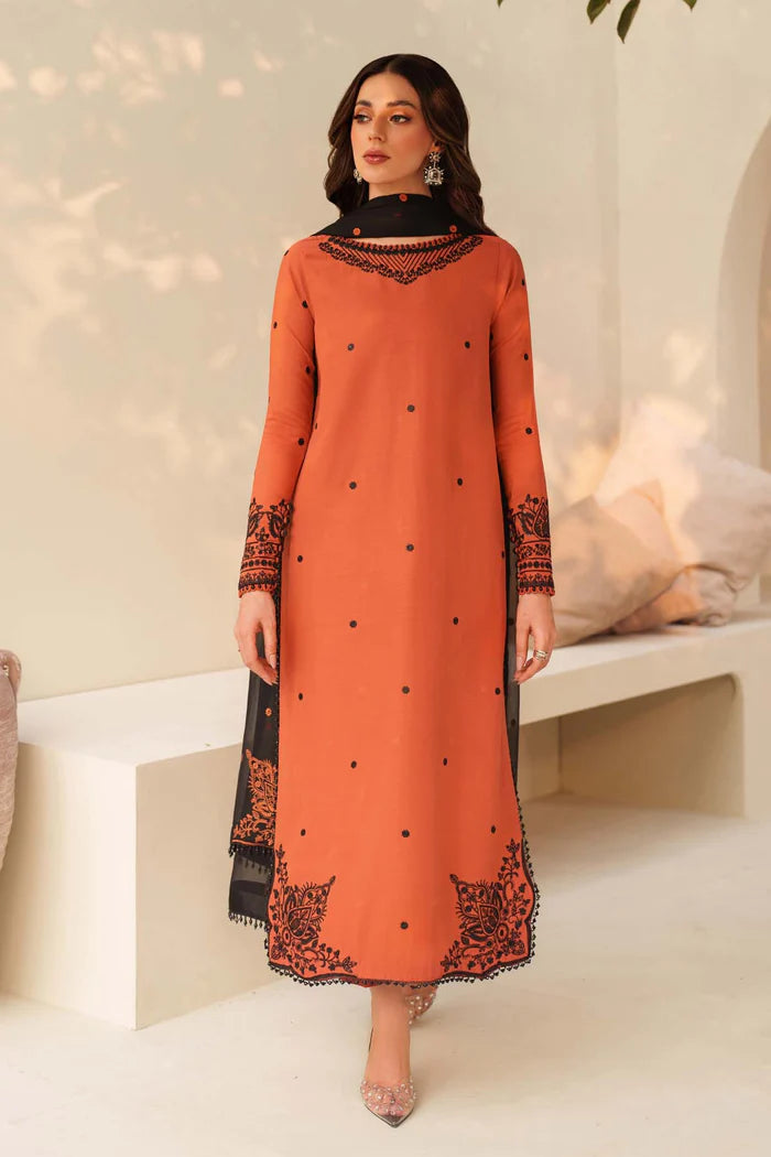 Zarif Exclusive Tabeer the Silk Edit Unstitched Collection 2026 | 05 SANGRIA - Mirha Fashion