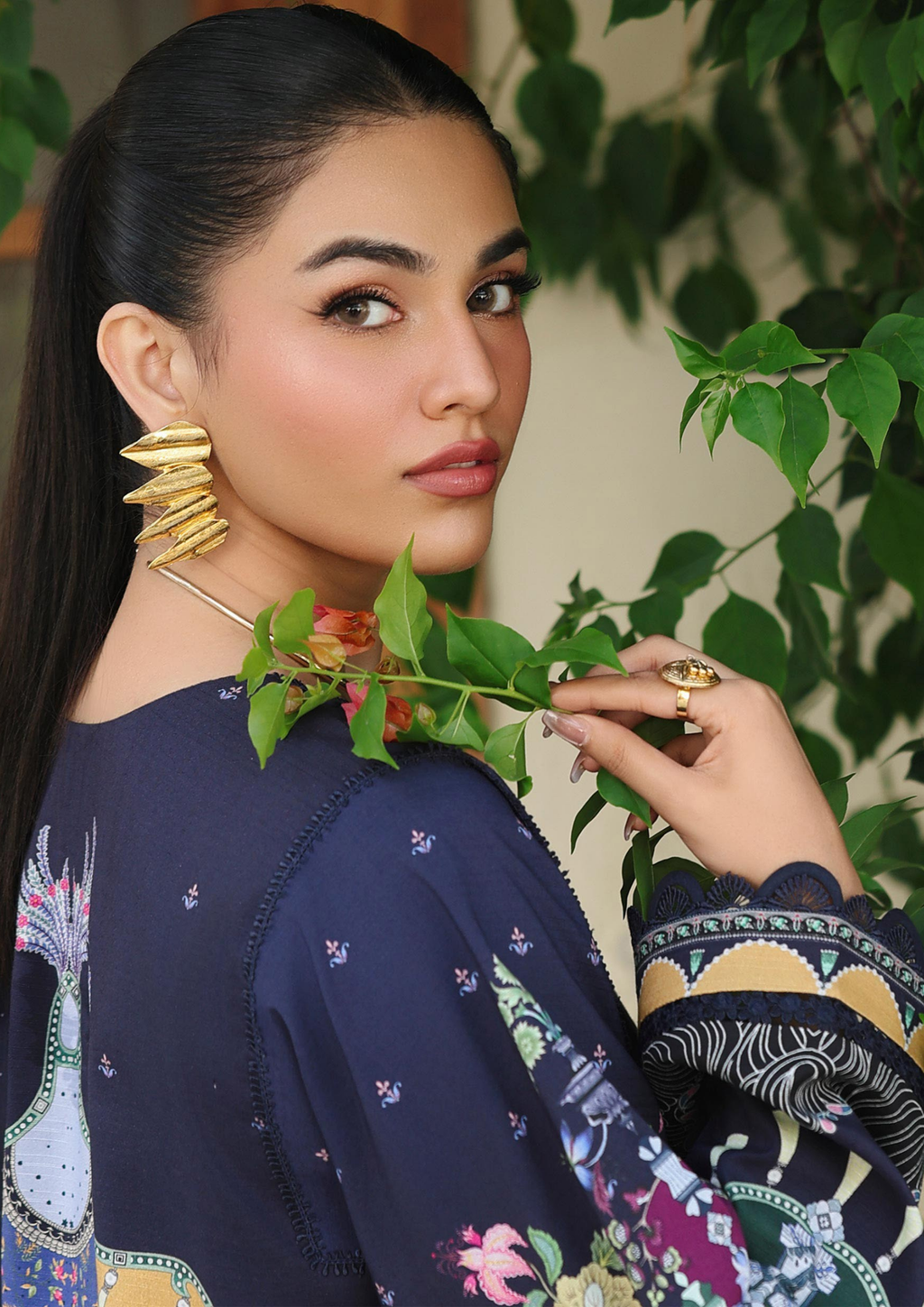 Qalamkar Qprints Winter 3PCS Unstitched Collection 2025 QW 04 A | Allan - Mirha Fashion