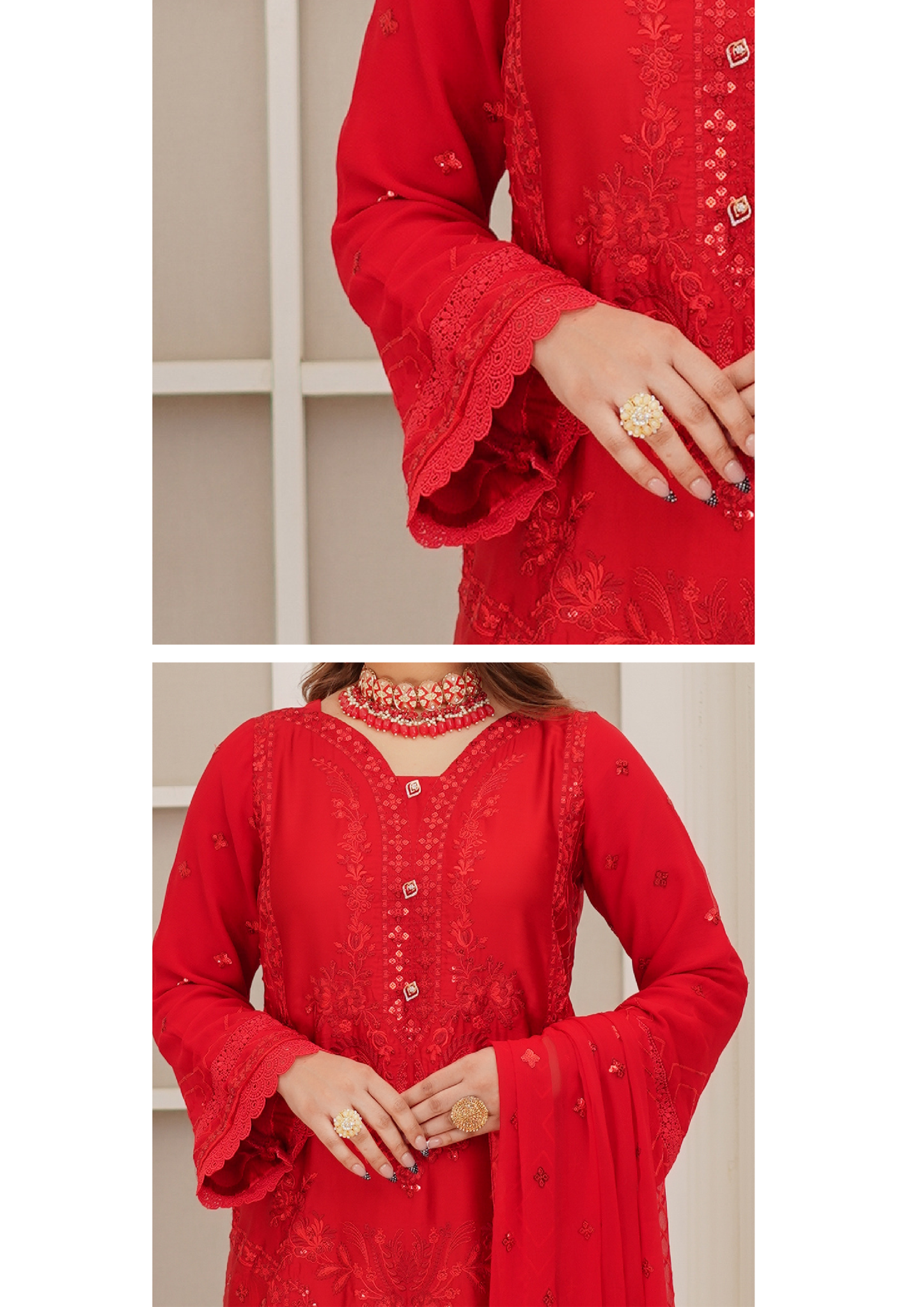 Agha Noor Silk Ready to Wear Collection Nov-2025 | Red
